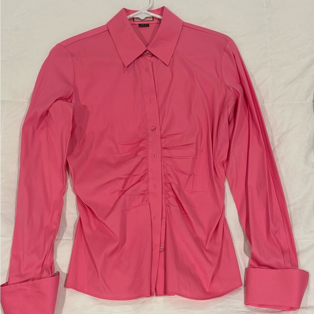 NWOT Thomas Pink Women's Fuchsia Button Down Shirt